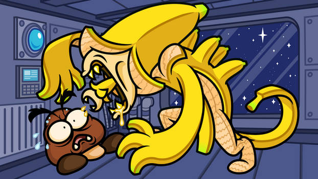 [Commission] Lonely Goomba Thumbnail - Bananaliens