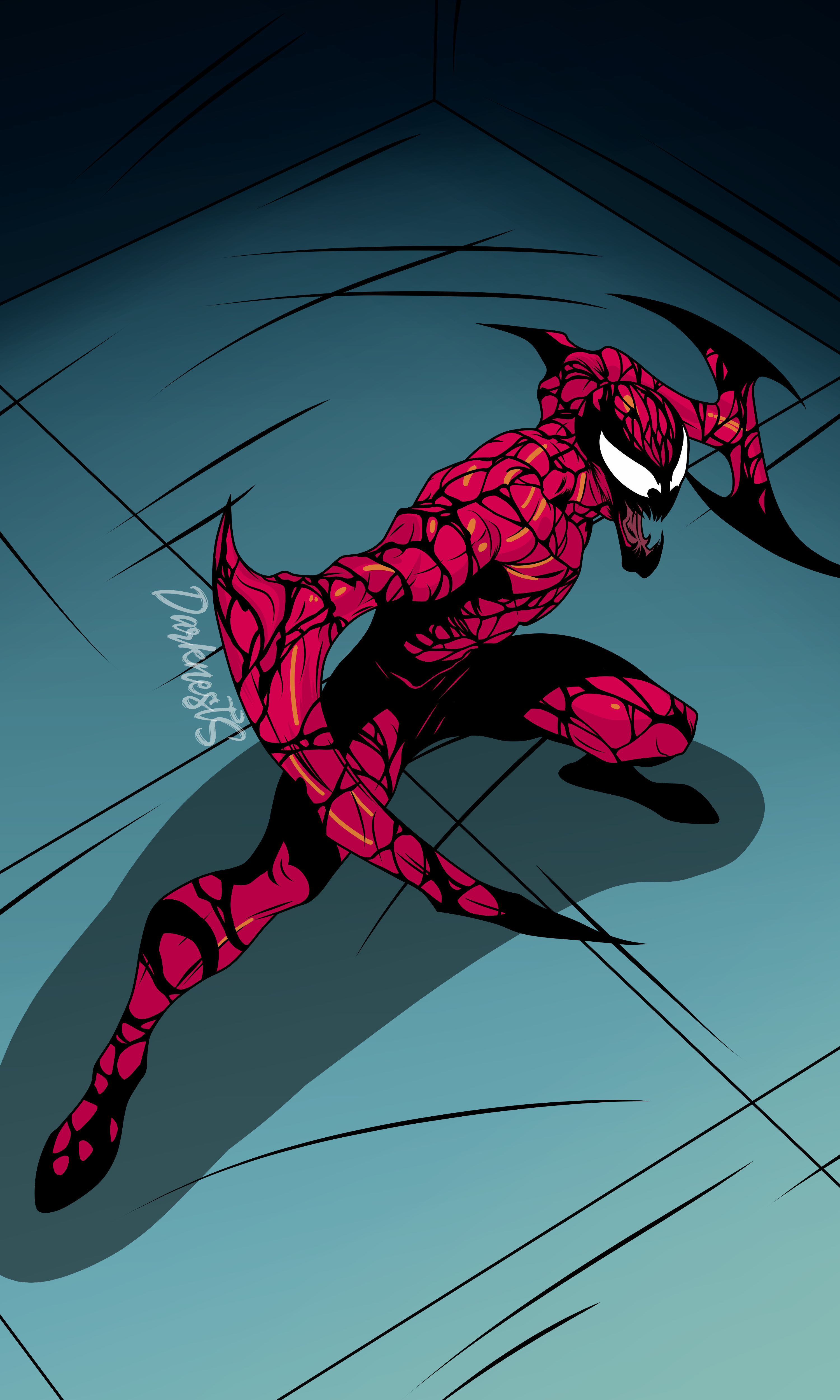 Carnage (The Animated Series Style) by DarknestSpawn on DeviantArt Carnage (The Animated Series Style) by DarknestSpawn on DeviantArt