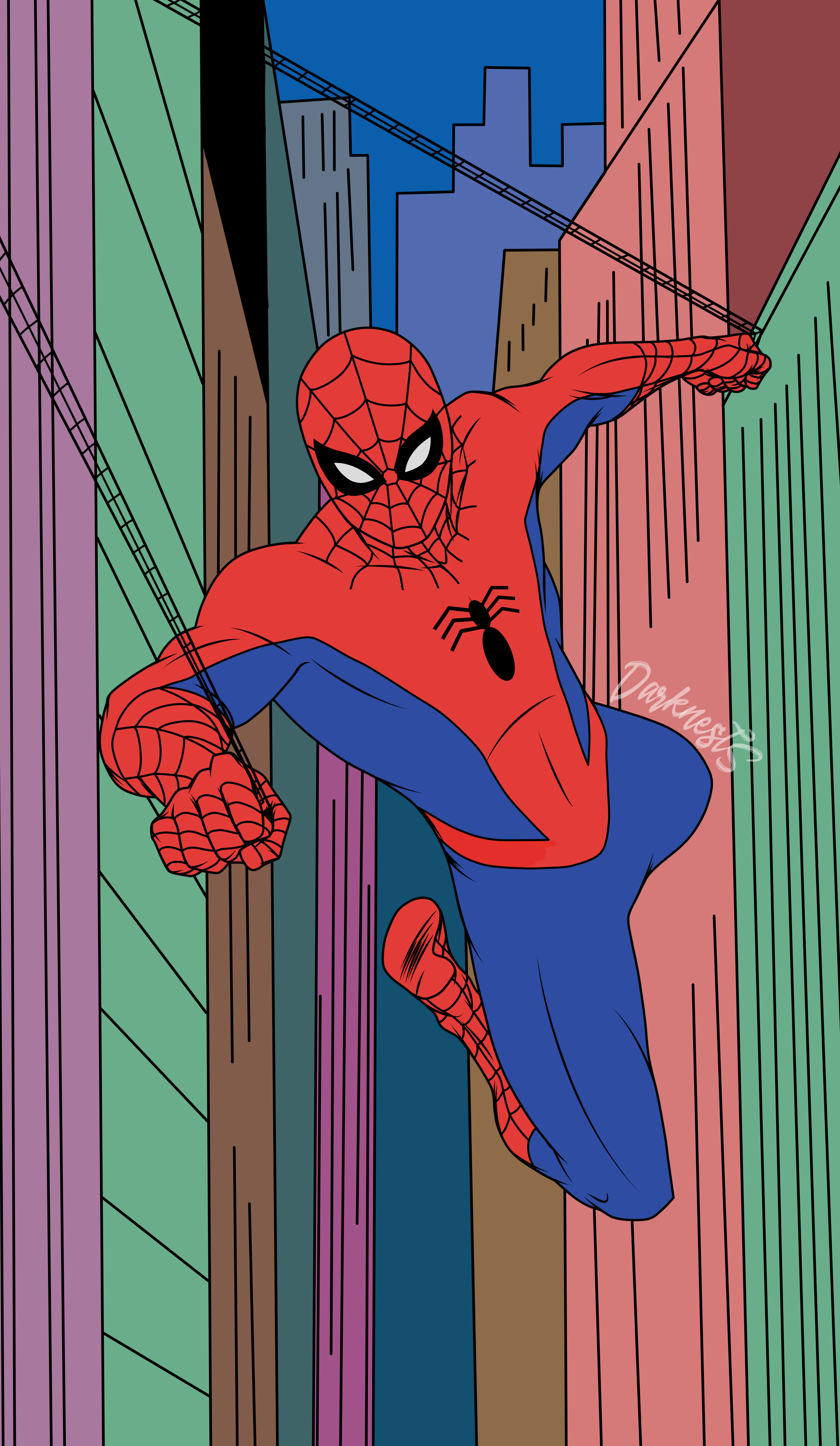 Spider-Man (1967 Style) by DarknestSpawn on DeviantArt
