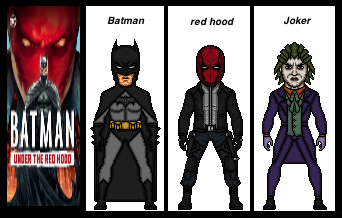 batman red hood joker
