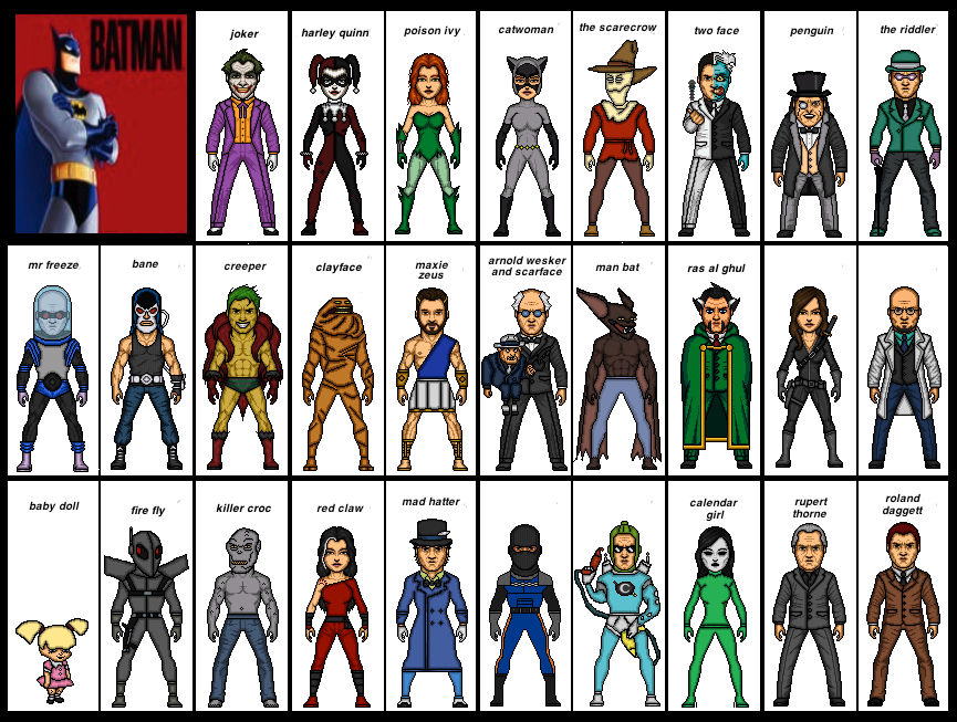 Baseman Characters Batman Animated Series People 2 by the-collector-13 on DeviantArt