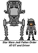 At St Deviantart Star Wars Jedi Fallen Order-AT-ST and Driver by the-collector-13 on ...