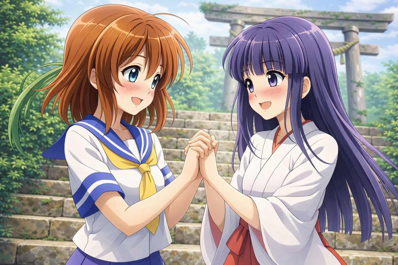 Rein Rika's Rena X Rika by ucantseemee on DeviantArt