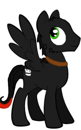 Toothless The Pony by Maythedragonlord on DeviantArt