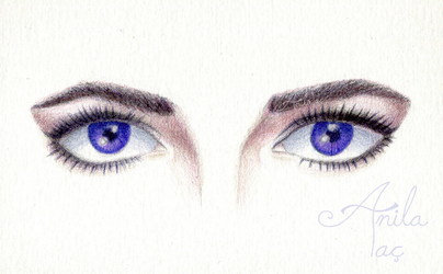 Elizabeth Taylor Violet Eyes (w/ time lapse video)