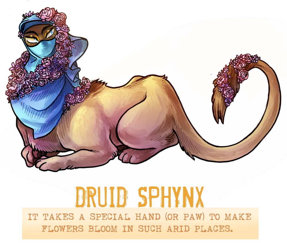 Day 42 - Druid Sphynx