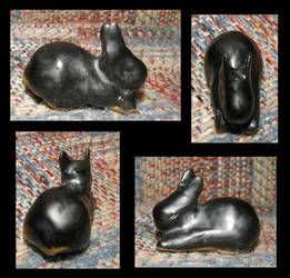 Clay rabbit