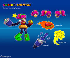 ROBOT MASTER DESIGN - COMBO WOMAN