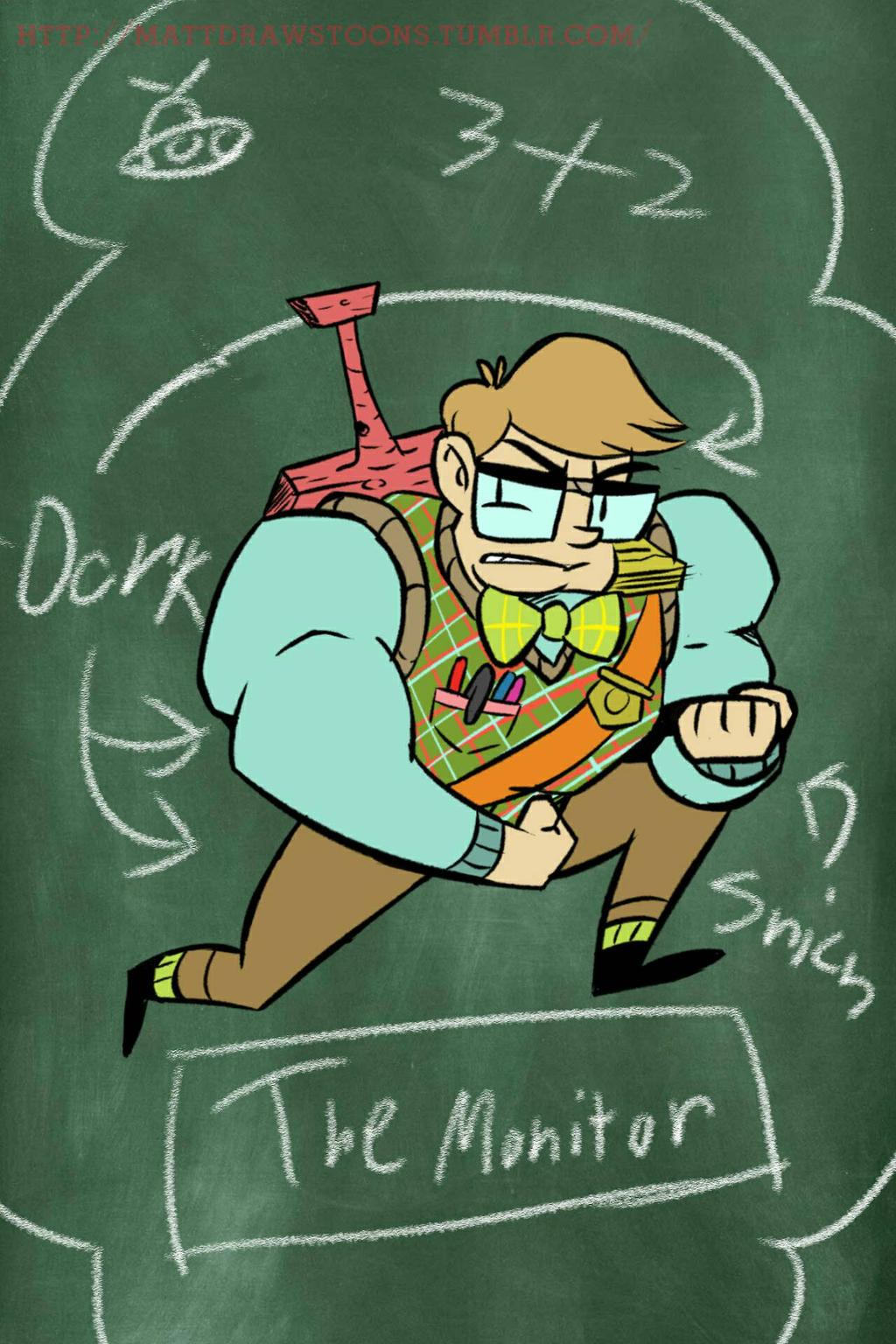 Hall Monitor Style Hall monitor by Mattdrawstoons on DeviantArt