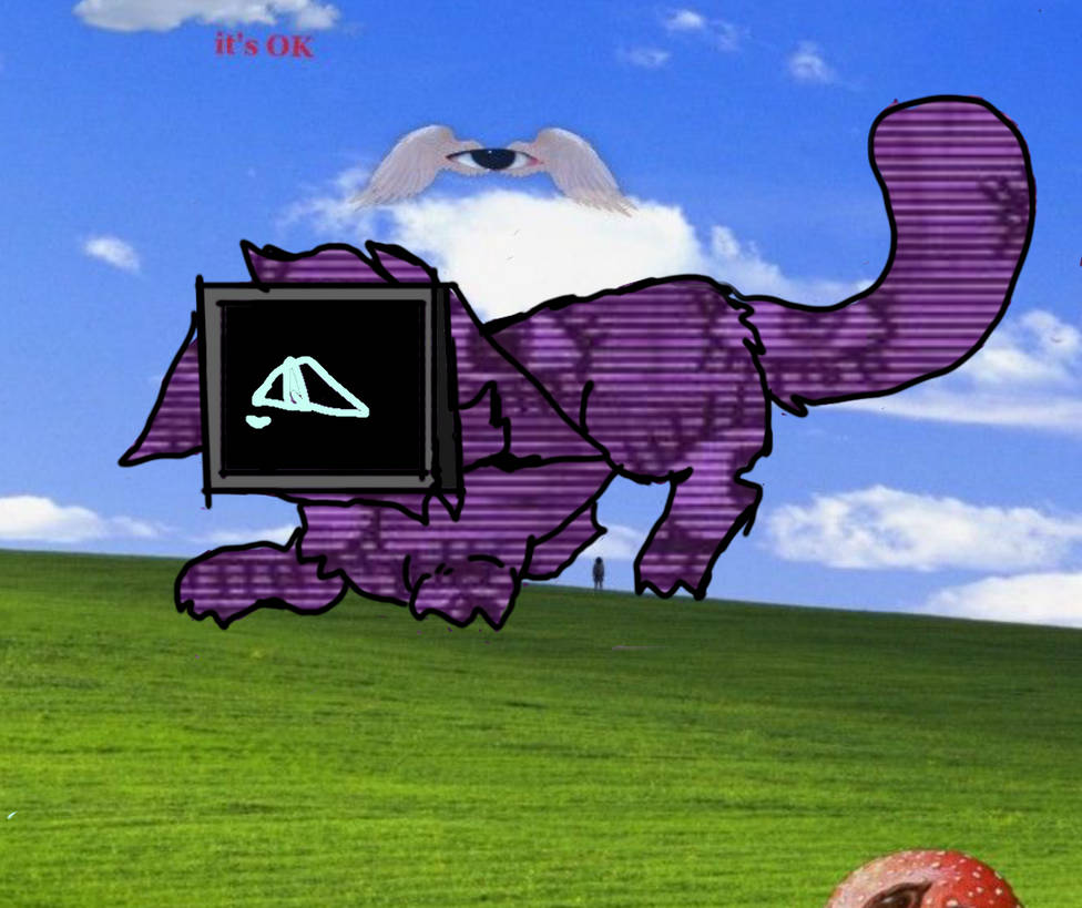 Weirdcore kitty by RAINBOWTHECREATURE on DeviantArt