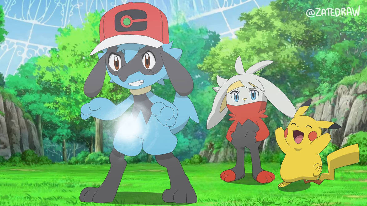 Ash as Riolu and Goh as Raboot (part 4) by ZateDraw on DeviantArt