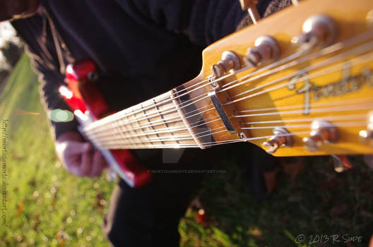 My hubby playing guitar