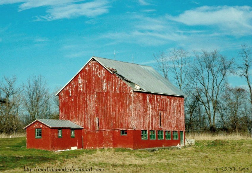 Abandoned Red Barn