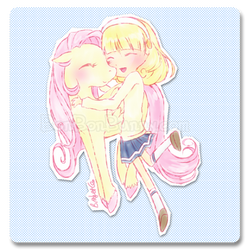 Yayoi and Fluttershy