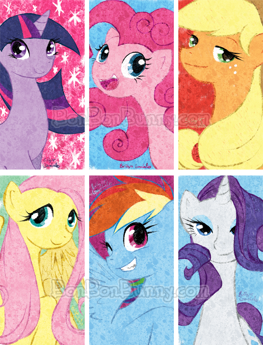 Pony Bookmarks for Otakon!!