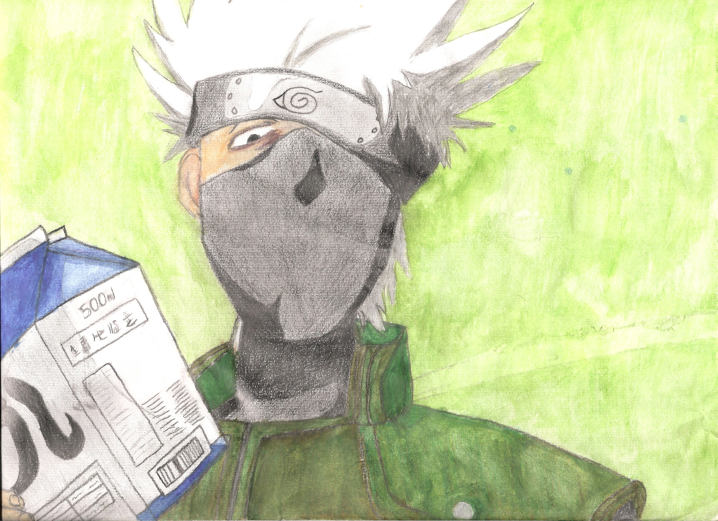 Kakashi from Naruto...