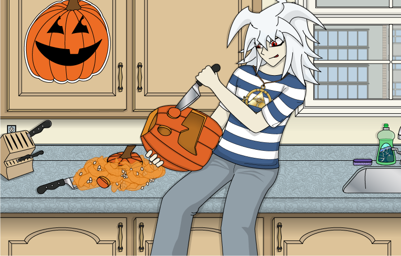 Pumpkin Carving with Bakura