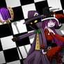 Veigar and Lulu as the Joker and Harley Quinn
