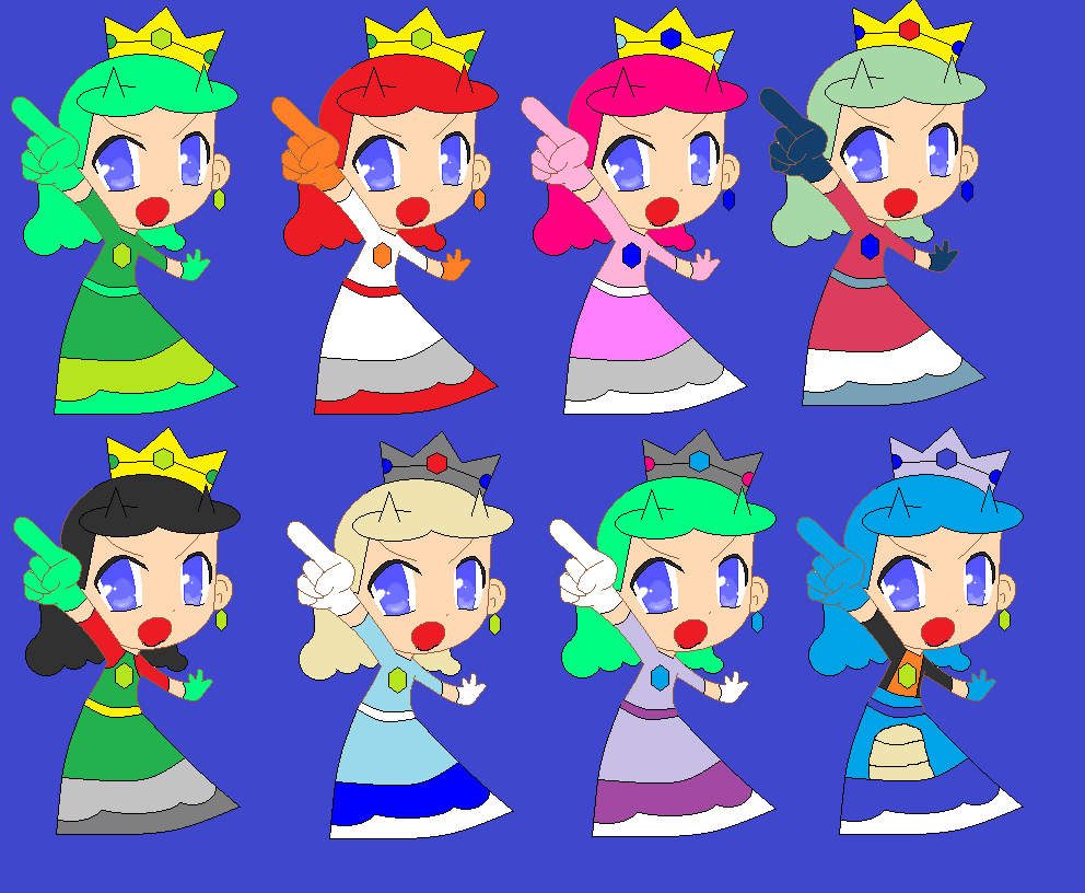 Princess mariana colors palettes