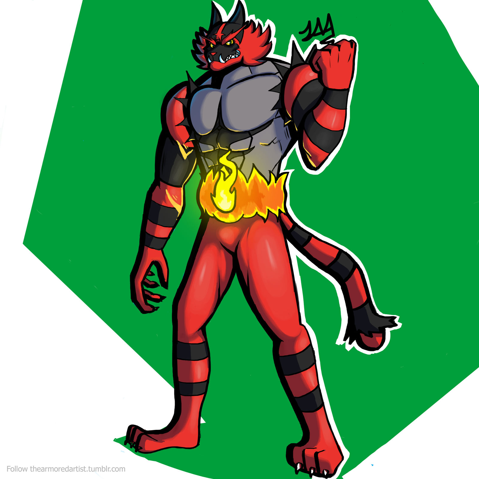 Chibi Incinaroar Incineroar by GreilAryn on DeviantArt