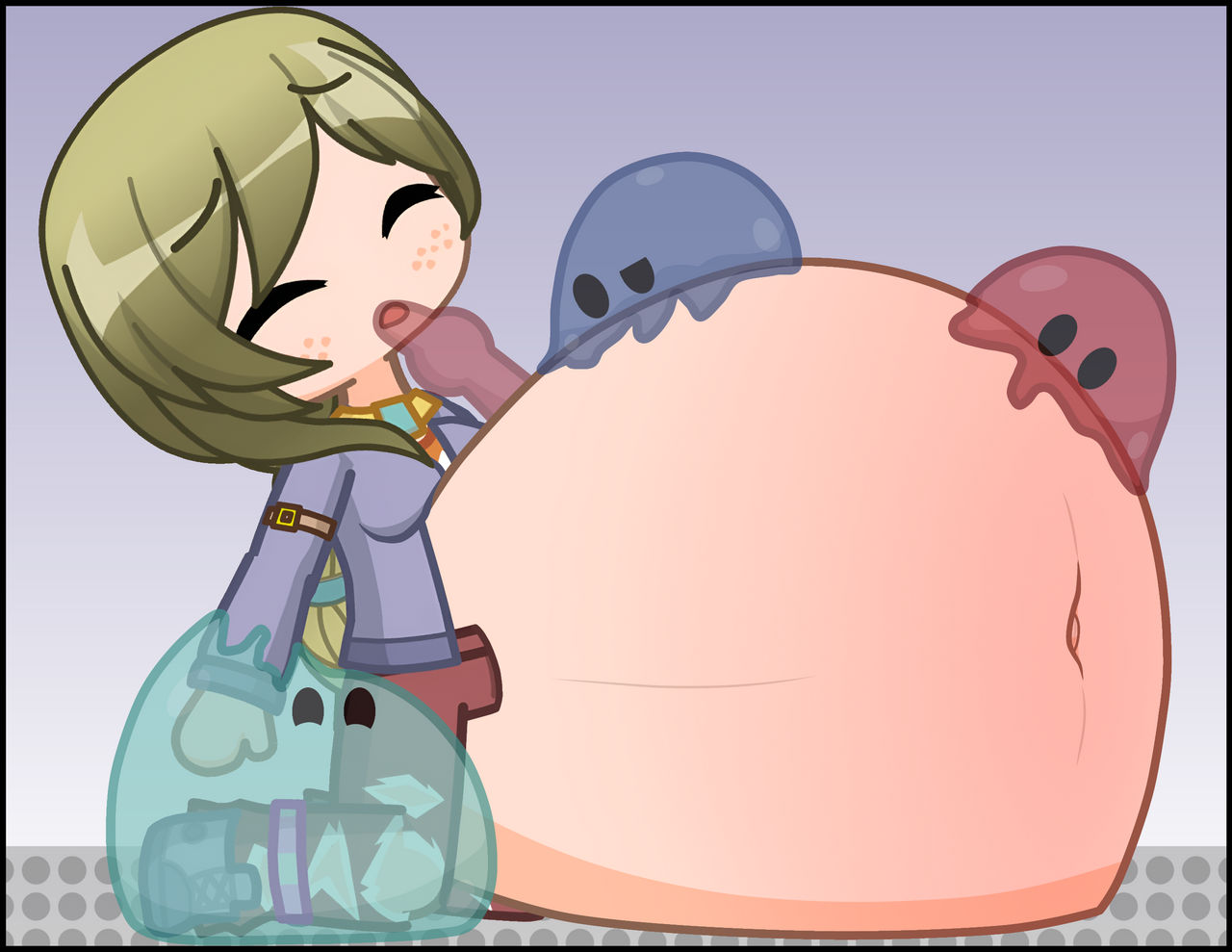 Slime Brain Inflation Slime inflation by ZedVoreCon on DeviantArt