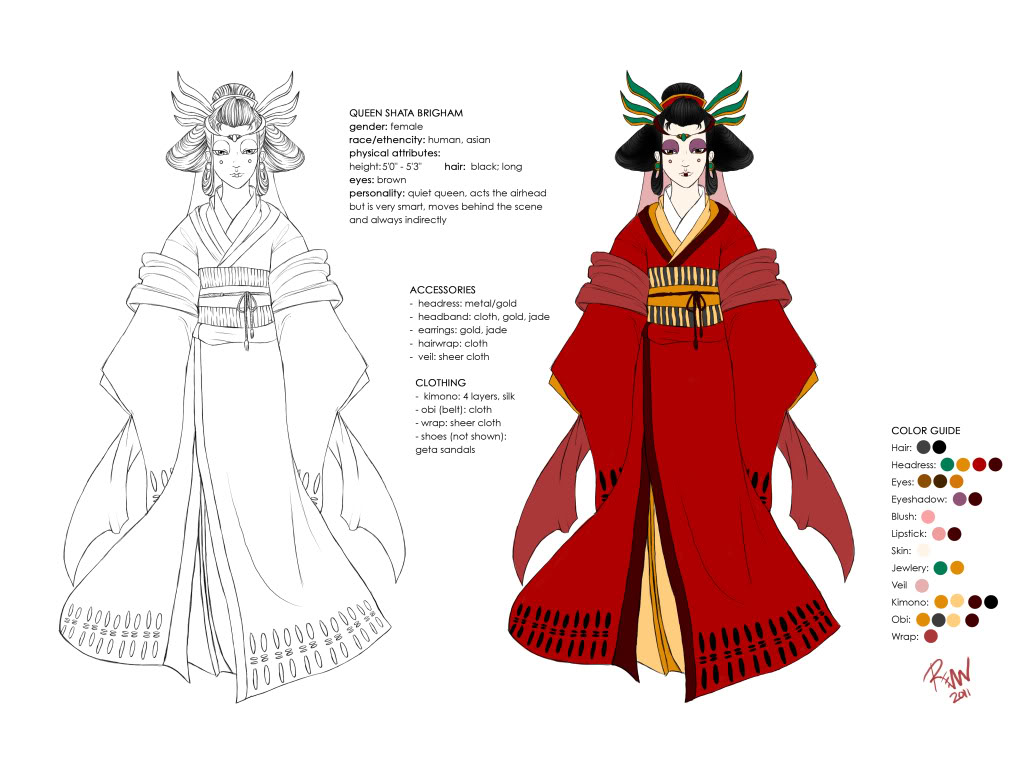 The Queen Character Sheet