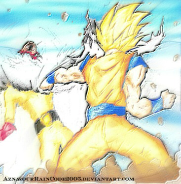 Goku VS Saitama / Anime War S1 : Dark Goku tribute by UltimateGamer45 on  DeviantArt