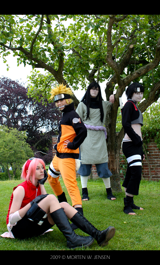 Naruto Shippuden Group Pose