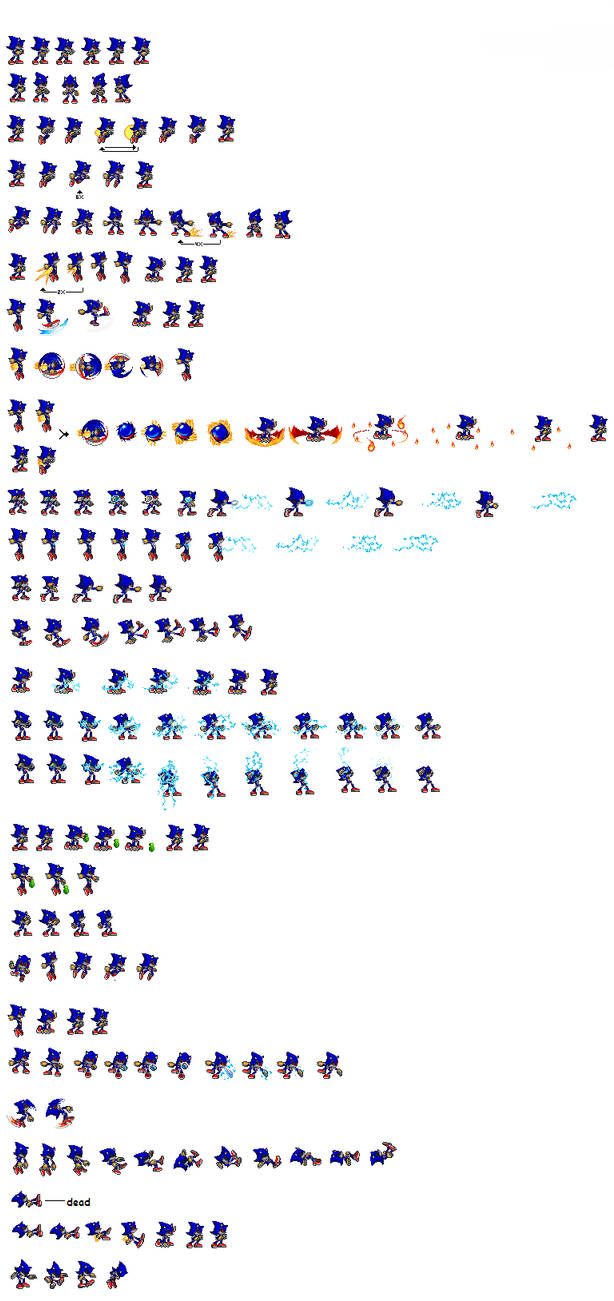 Pixilart - metal sonic sprite sheet *gif form by Tuxedoedabyss03