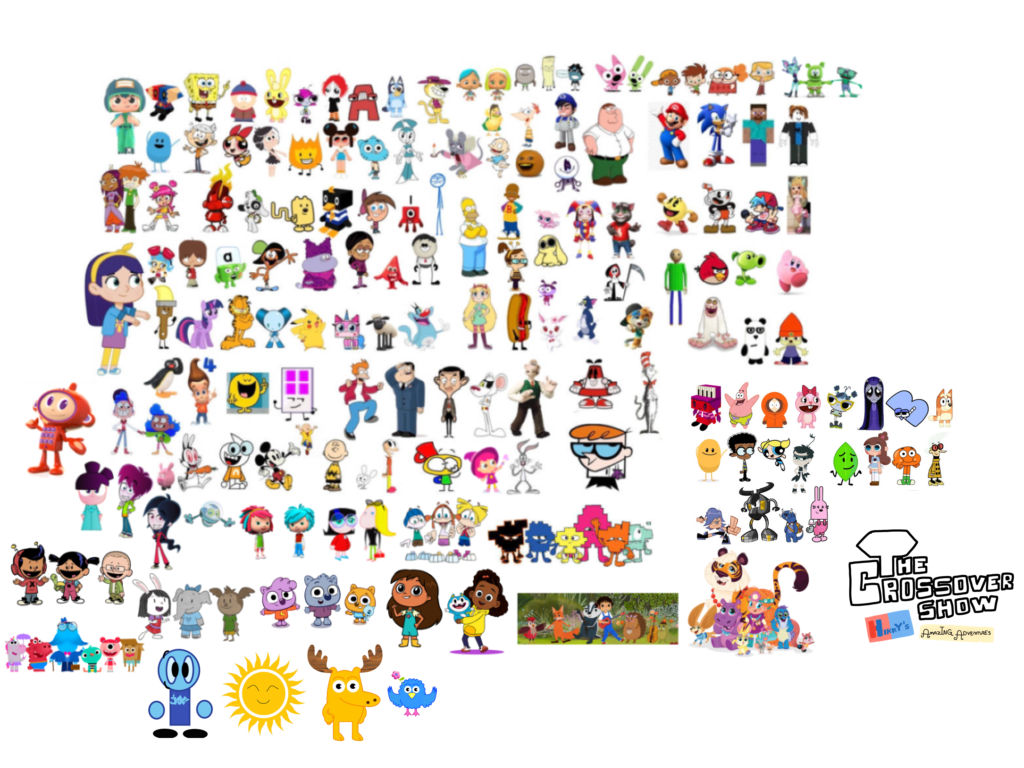 150 Characters in The Crossover Show by atcccc on DeviantArt