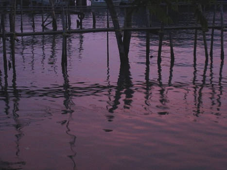 Sunset over Marine Drive