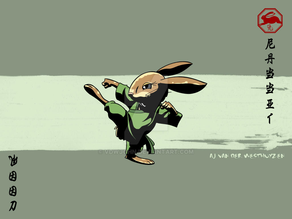 Kenjutsu Rabbit The Rabbit by vdwjohn on DeviantArt