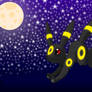 Umbreon in the night