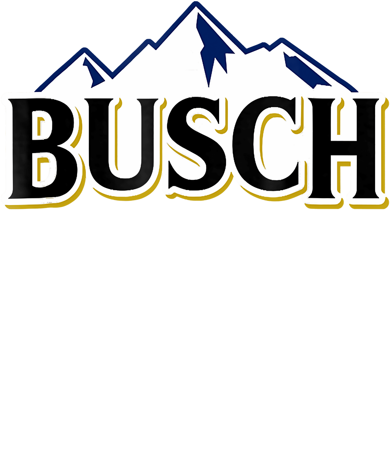 Busch Beer Mountains Logo Tee by FamilySpan on DeviantArt