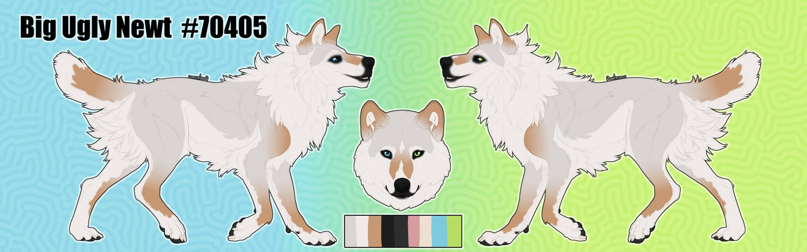 Newt Labelling Newt Reference by ChirpyBirb on DeviantArt