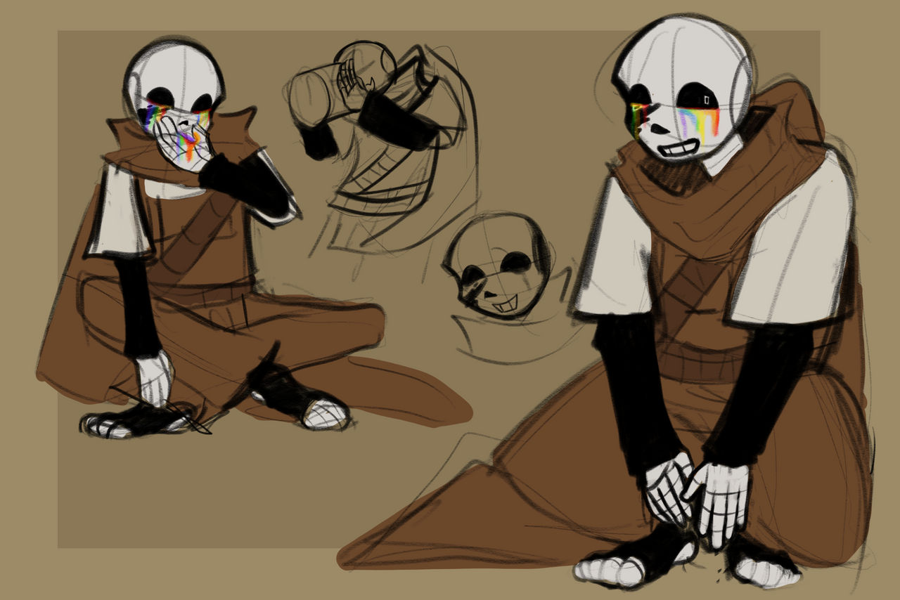 Ink AU sketches by Zomthresher on DeviantArt