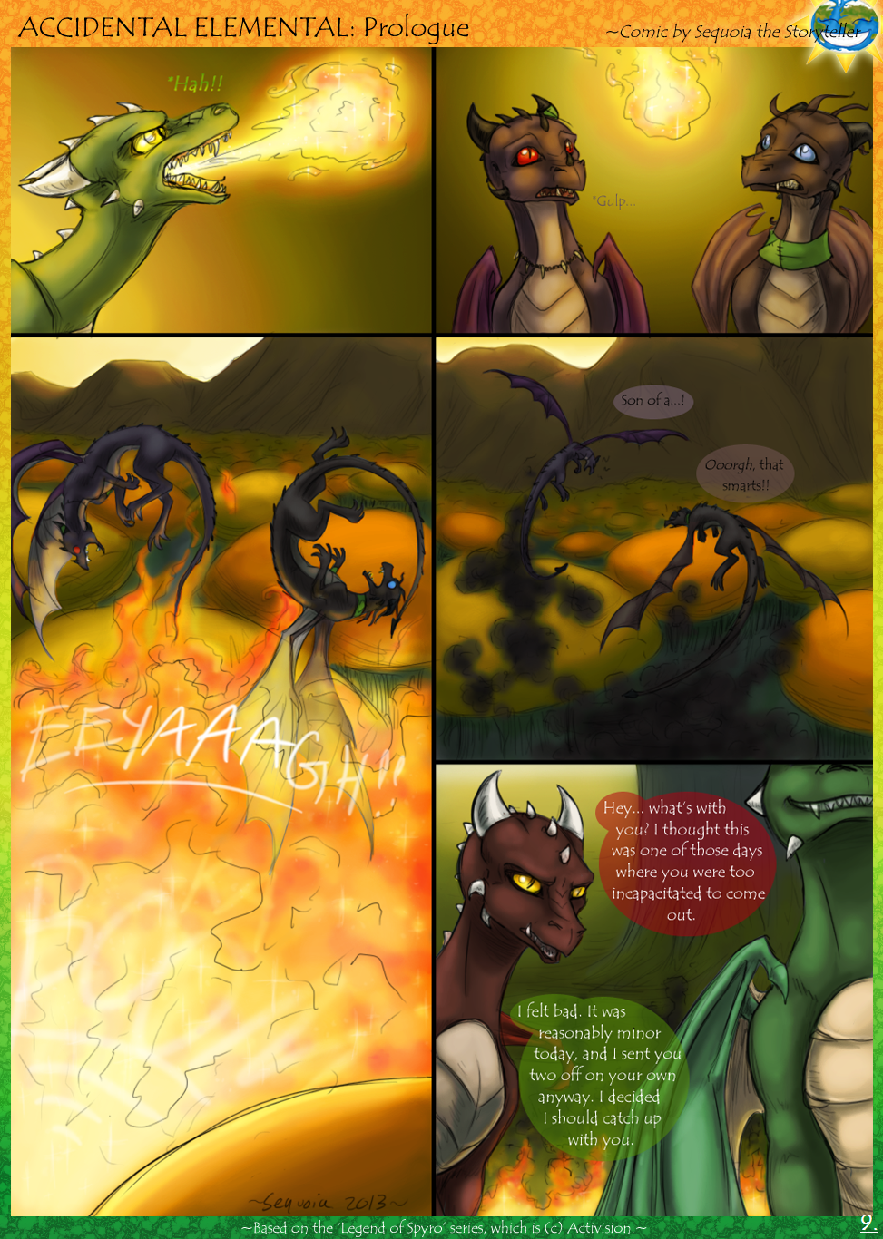 Accidental Elemental: Prologue, page 9