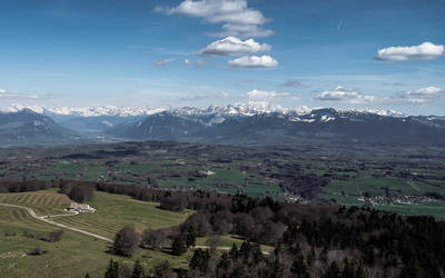 Mont Blanc vue du Saleve