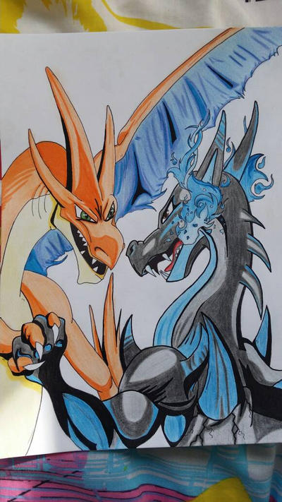 charizard X Y fighting by sergentTTH on DeviantArt