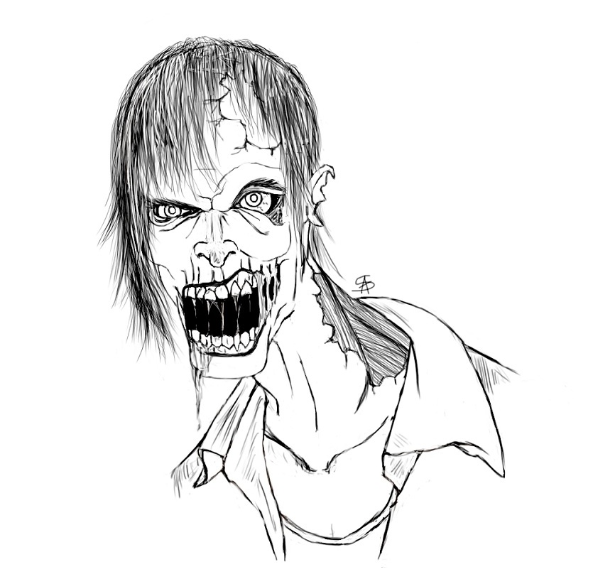 Zombie Sketch by TheSig86 on DeviantArt.