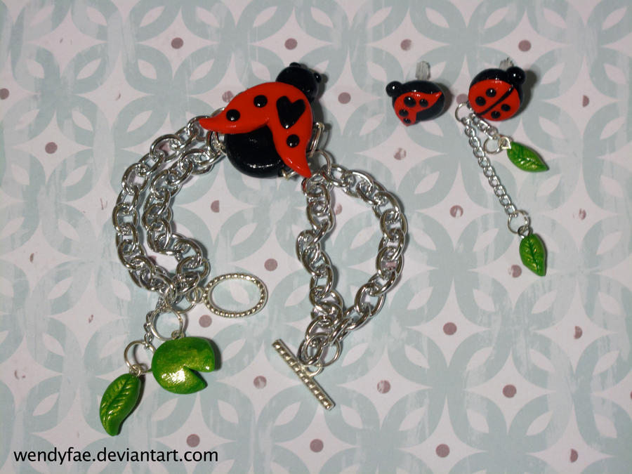 Handmade LadyBug Jewelry