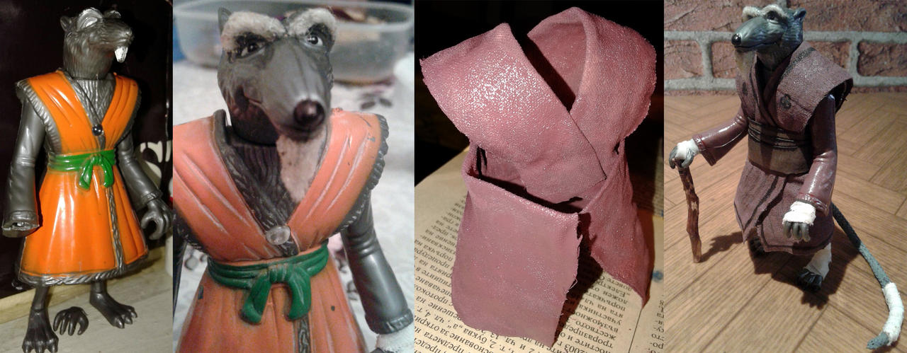 Splinter Papercraft TMNT Master Splinter Custom Action Figure WIP by ivanivanov9207 on ...