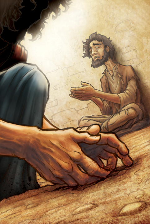 Jesus Heals a Blind Man