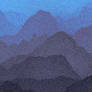 procedural impressionist mountains 02