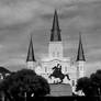 Storm Clouds Gather Over Jackson Square