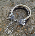 Braided Horsehair Bracelet - Triple Braid Custom by TarpanBeadworks