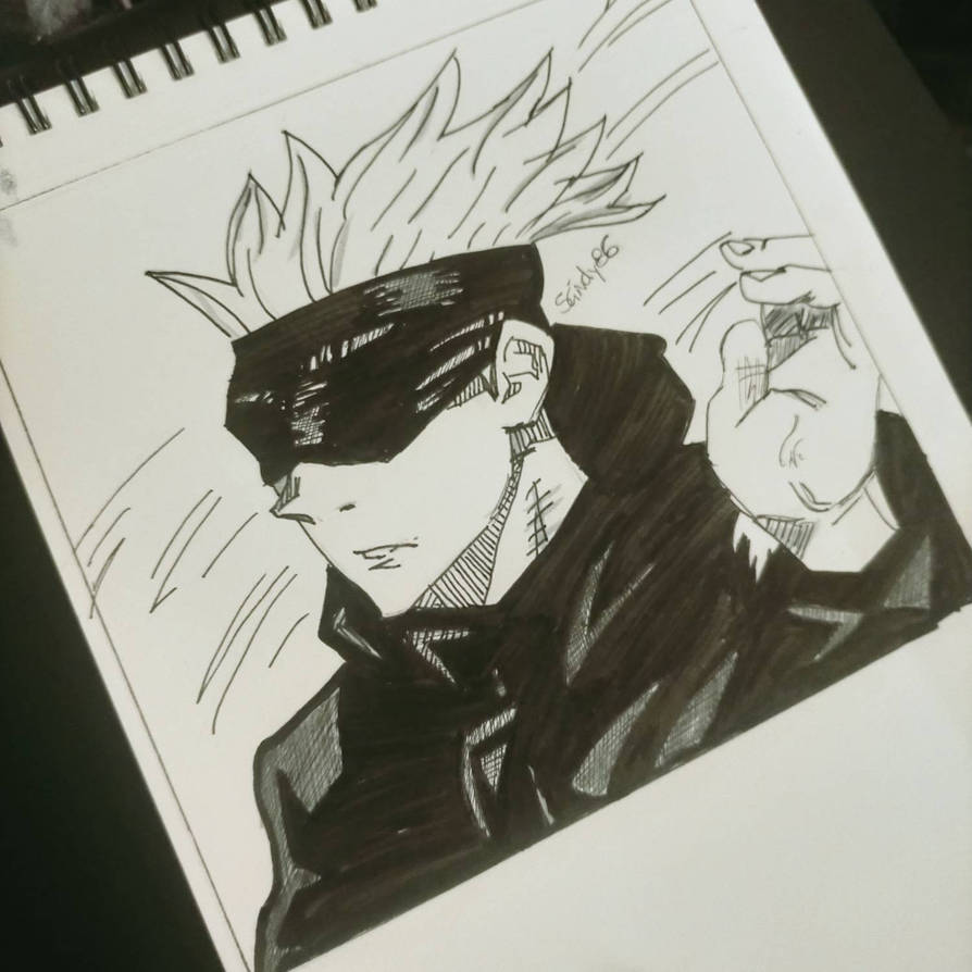 Gojo Satoru Jujutsu kaisen by Scindy86 on DeviantArt