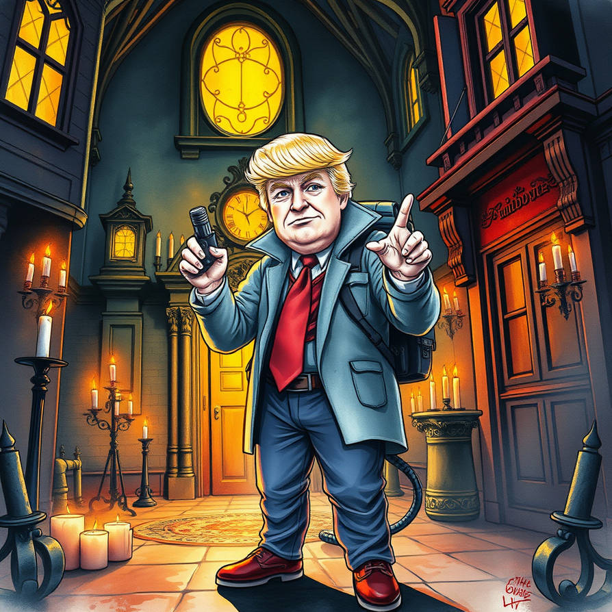 Trump the ghost catcher