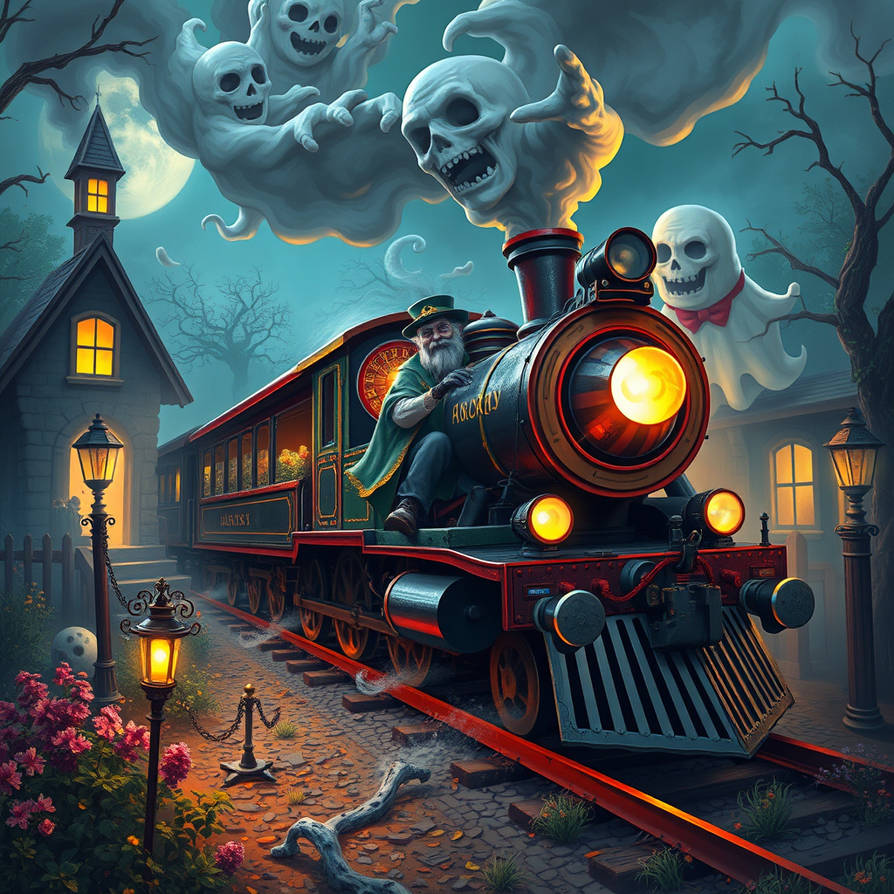 Mlp Haunted Train The Railroad Phantom Strike! by derrickthebarbaric on DeviantArt