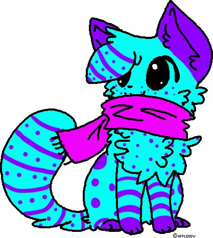 .:Adopt:. Scarf Cat CLOSED